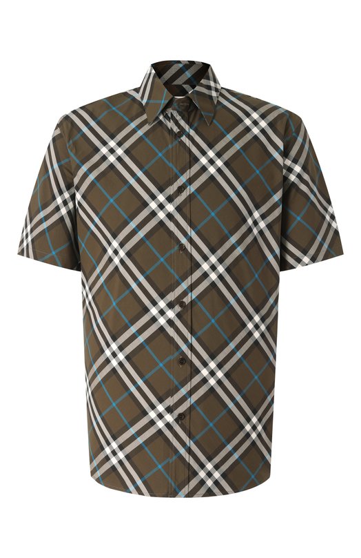 Где купить Хлопковая рубашка Burberry Burberry