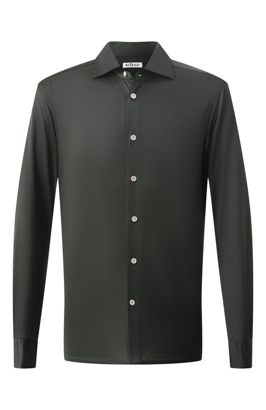 Где купить Хлопковая рубашка Kiton Kiton