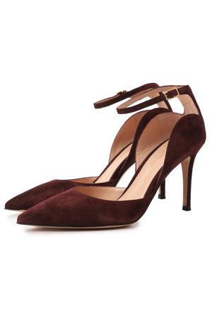 Замшевые туфли Hayette 85 Gianvito Rossi