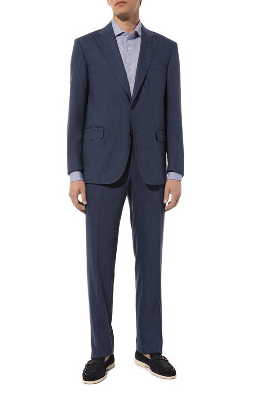 Где купить Костюм изо льна и шерсти Corneliani Corneliani