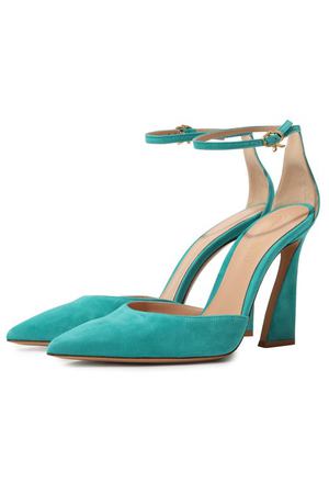 Замшевые туфли Aura 105 Gianvito Rossi