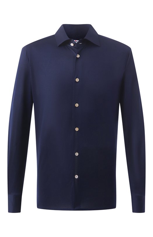 Где купить Хлопковая рубашка Kiton Kiton