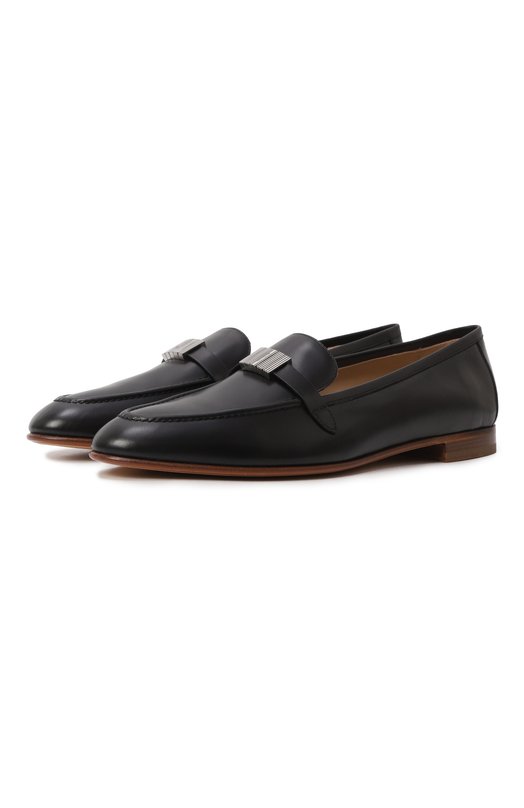 Где купить Кожаные лоферы Kiton Kiton