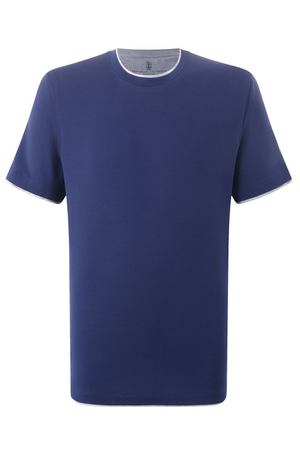 Хлопковая футболка Brunello Cucinelli