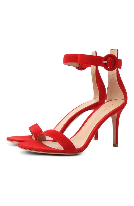 Где купить Замшевые босоножки Portofino 85 Gianvito Rossi Gianvito Rossi