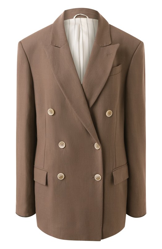 Где купить Жакет из вискозы и льна Brunello Cucinelli Brunello Cucinelli