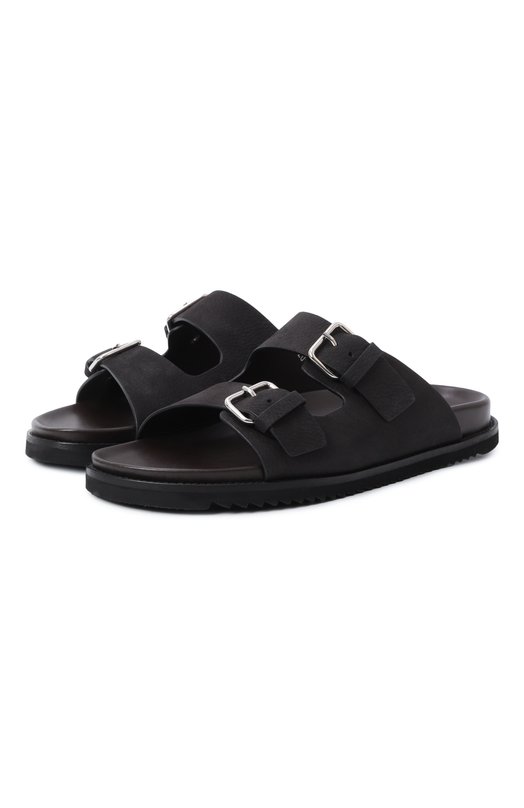 Где купить Шлепанцы из нубука Corneliani Corneliani