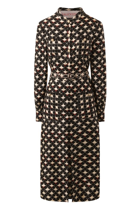 Где купить Шелковое платье Valentino Valentino