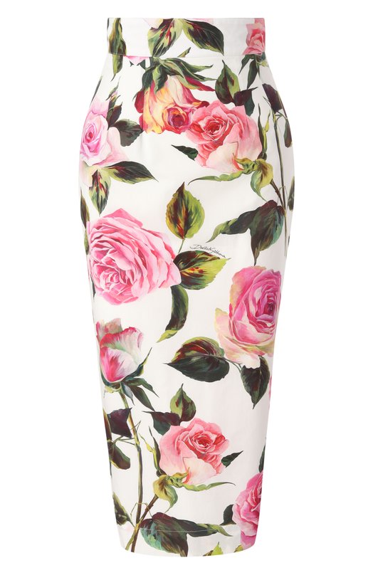 Где купить Хлопковая юбка Dolce & Gabbana Dolce & Gabbana