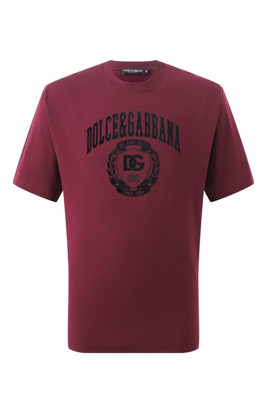 Где купить Хлопковая футболка Dolce & Gabbana Dolce & Gabbana