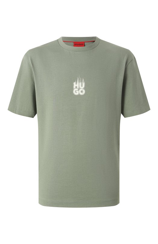 Где купить Хлопковая футболка HUGO Hugo Hugo Boss