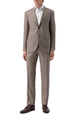 Костюм из шерсти и льна Corneliani