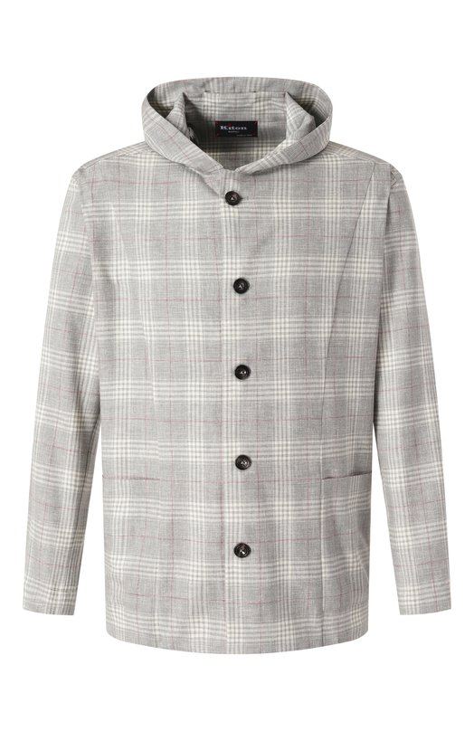 Где купить Шерстяная рубашка Kiton Kiton