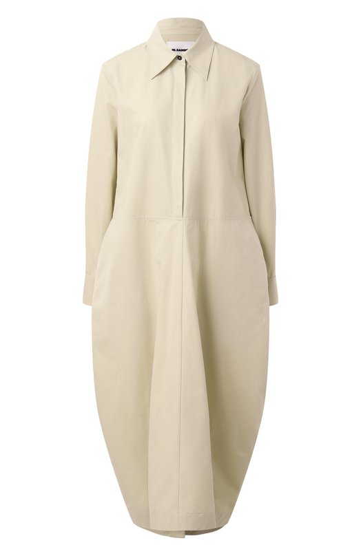 Где купить Хлопковое платье Jil Sander Jil Sander