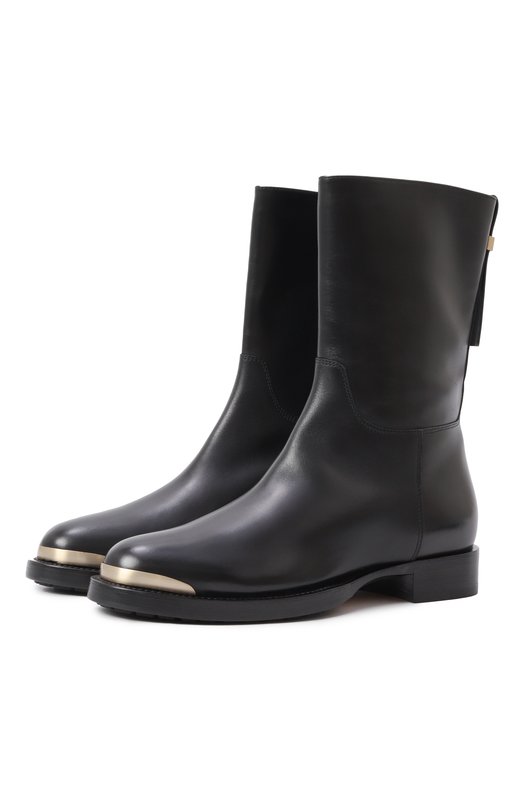 Где купить Кожаные полусапоги Giorgio Armani Giorgio Armani