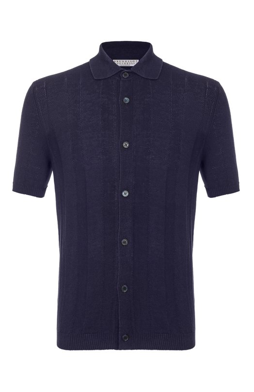 Где купить Рубашка изо льна и хлопка Brunello Cucinelli Brunello Cucinelli