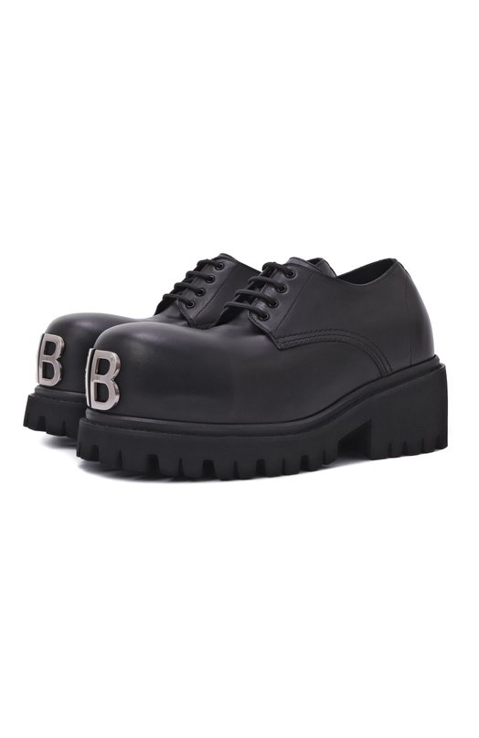 Где купить Кожаные дерби Stomper Balenciaga Balenciaga