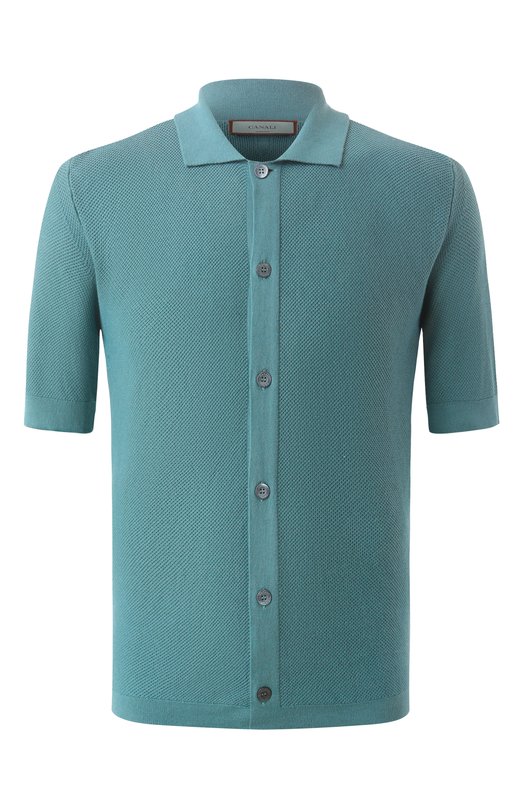 Где купить Хлопковая рубашка Canali Canali