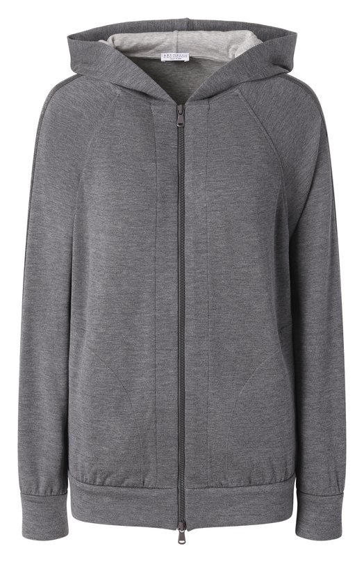 Где купить Толстовка из хлопка и шелка Brunello Cucinelli Brunello Cucinelli