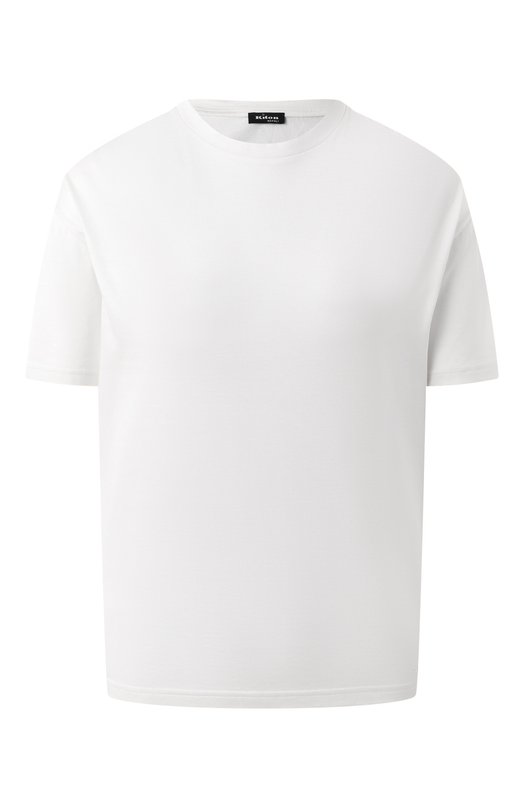 Где купить Футболка из шелка и хлопка Kiton Kiton