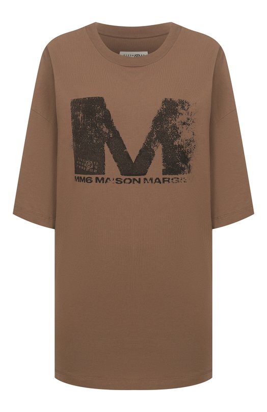 Где купить Хлопковая футболка MM6 MM6