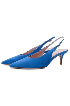 Замшевые туфли Robbie Sling 55 Gianvito Rossi