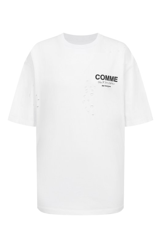 Где купить Хлопковая футболка Comme des Fuckdown Comme des Fuckdown