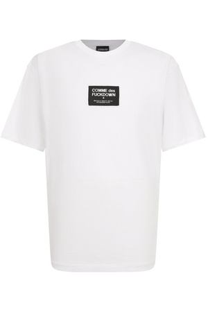 Хлопковая футболка Comme des Fuckdown
