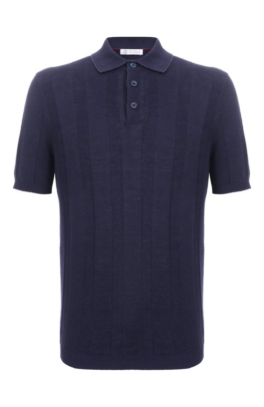 Где купить Поло изо льна и хлопка Brunello Cucinelli Brunello Cucinelli