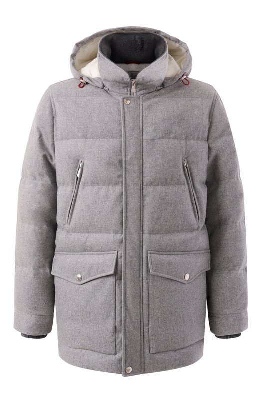 Где купить Шерстяной пуховик Brunello Cucinelli Brunello Cucinelli 