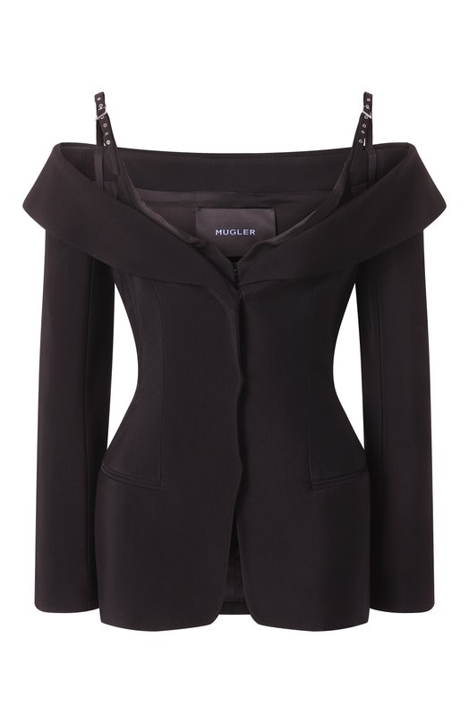 Где купить Жакет из вискозы и шерсти Mugler Mugler