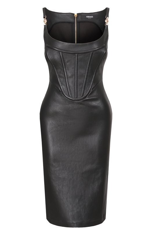 Где купить Кожаное платье Versace Versace