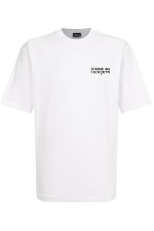Хлопковая футболка Comme des Fuckdown