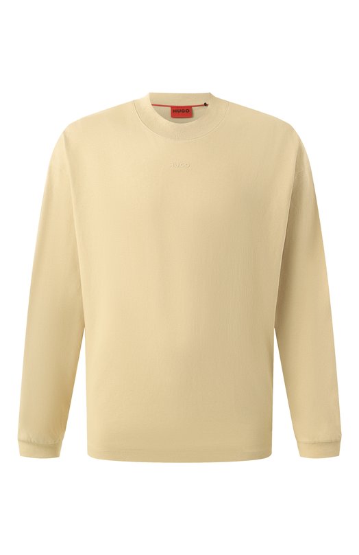 Где купить Хлопковый лонгслив HUGO Hugo Hugo Boss