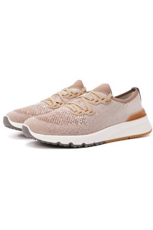 Текстильные кроссовки Brunello Cucinelli