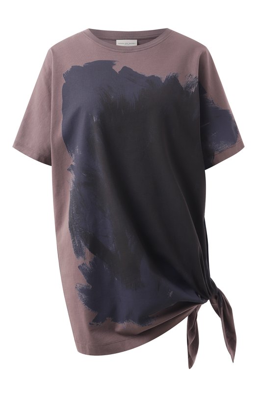 Где купить Хлопковая футболка Dries Van Noten Dries Van Noten