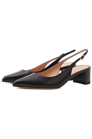 Кожаные туфли Piper Sling 45 Gianvito Rossi