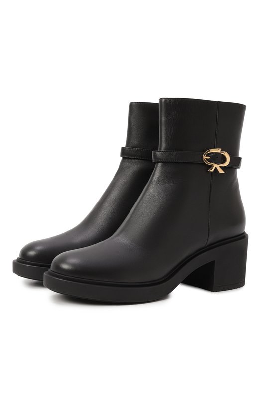 Где купить Кожаные ботильоны Ribbon Dumont 45 Gianvito Rossi Gianvito Rossi