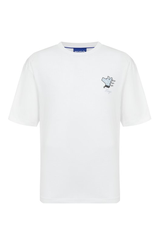 Где купить Хлопковая футболка HUGO Blue HUGO Blue