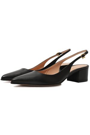 Кожаные туфли Piper Sling 45 Gianvito Rossi