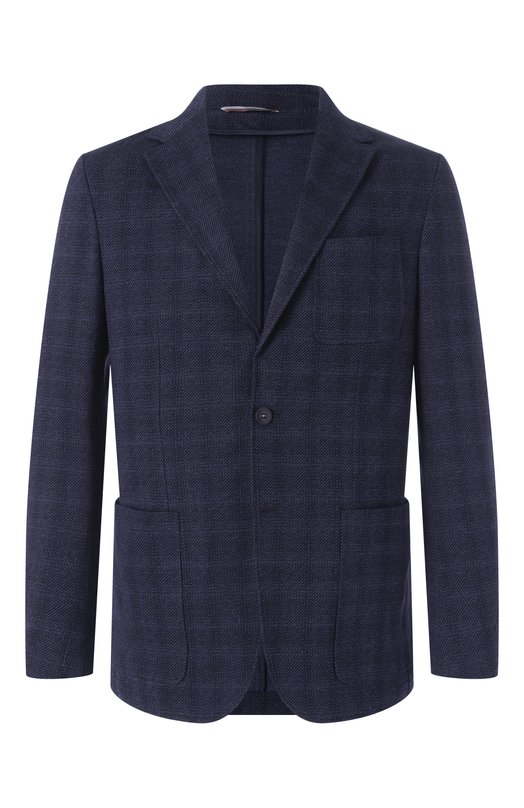 Где купить Хлопковый пиджак Canali Canali