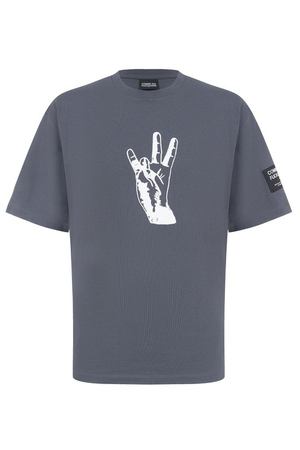 Хлопковая футболка Comme des Fuckdown