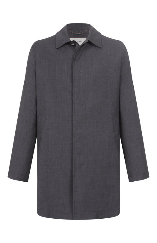 Где купить Шерстяной плащ Canali Canali
