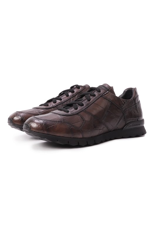 Где купить Кроссовки из кожи аллигатора Kiton Kiton