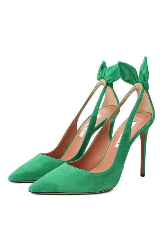 Где купить Замшевые туфли Bow Tie 105 Aquazzura Aquazzura 