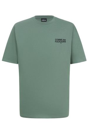 Хлопковая футболка Comme des Fuckdown