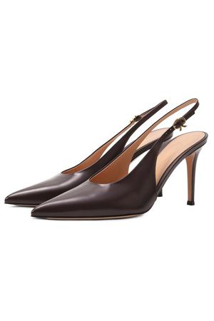 Кожаные туфли Robbie Sling 85 Gianvito Rossi