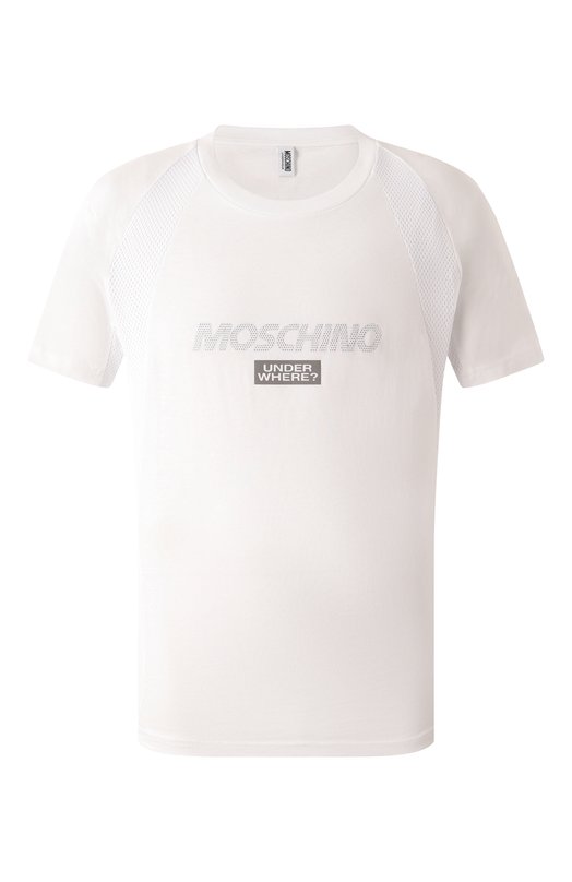 Где купить Хлопковая футболка Moschino Moschino