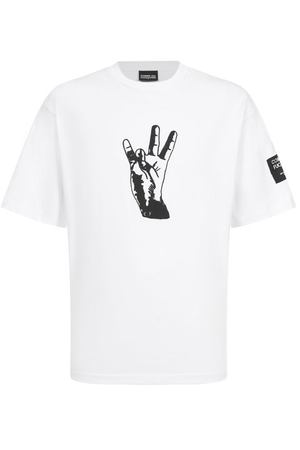 Хлопковая футболка Comme des Fuckdown