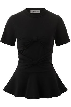 Хлопковый топ Nina Ricci